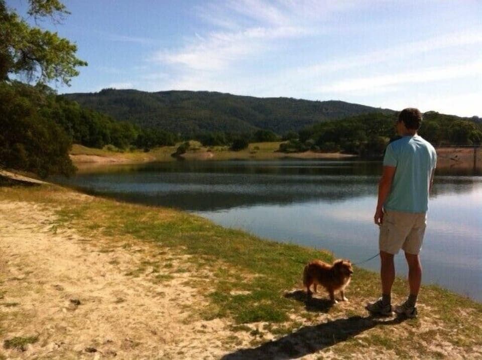 Take your pup around the lake- Sonoma County Regional Park