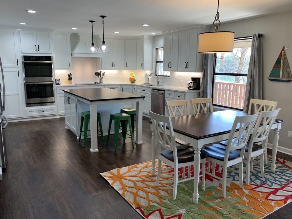 Remodeled Kitchen and dining area