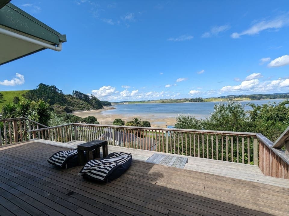 View from the rear Deck