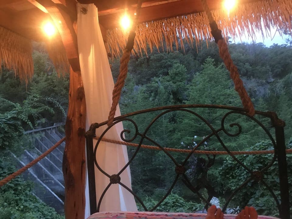 Your view from hanging bed in New Palapa