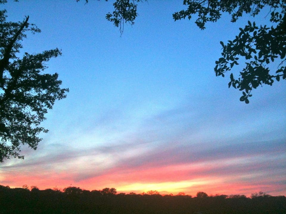 Gorgeous sunsets overlooking the lake