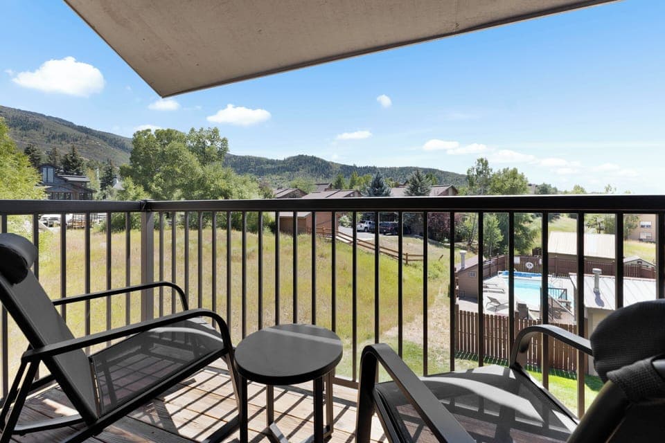 Mountain Views from Private Covered Balcony