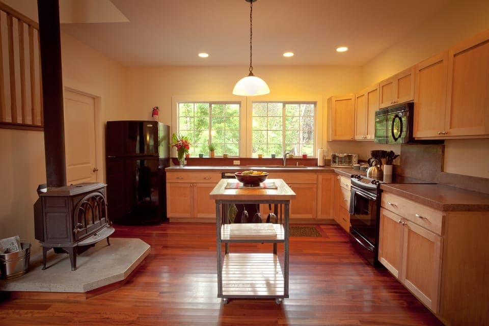 The kitchen is fully appointed with everything you may need.