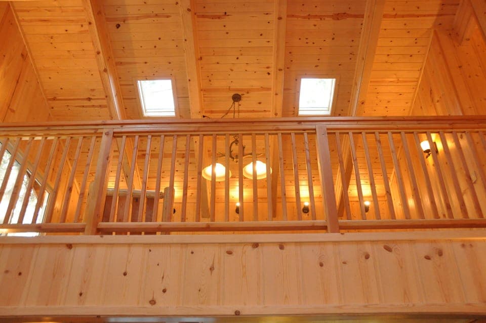 New pine paneling & lights throught out. Skylights