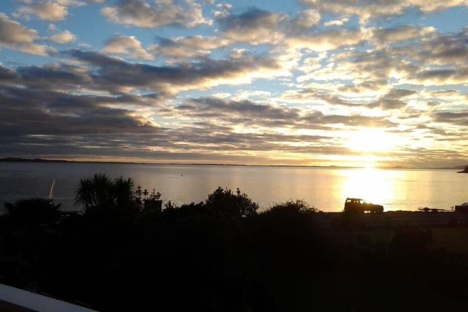 Sunset from the deck