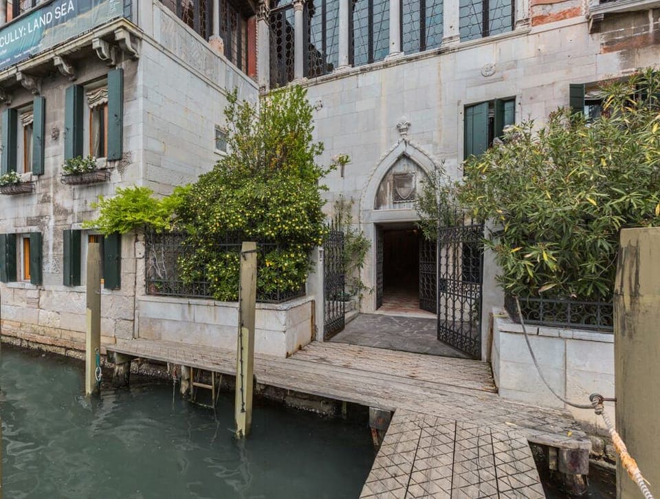 Private jetty on the Grand Canal