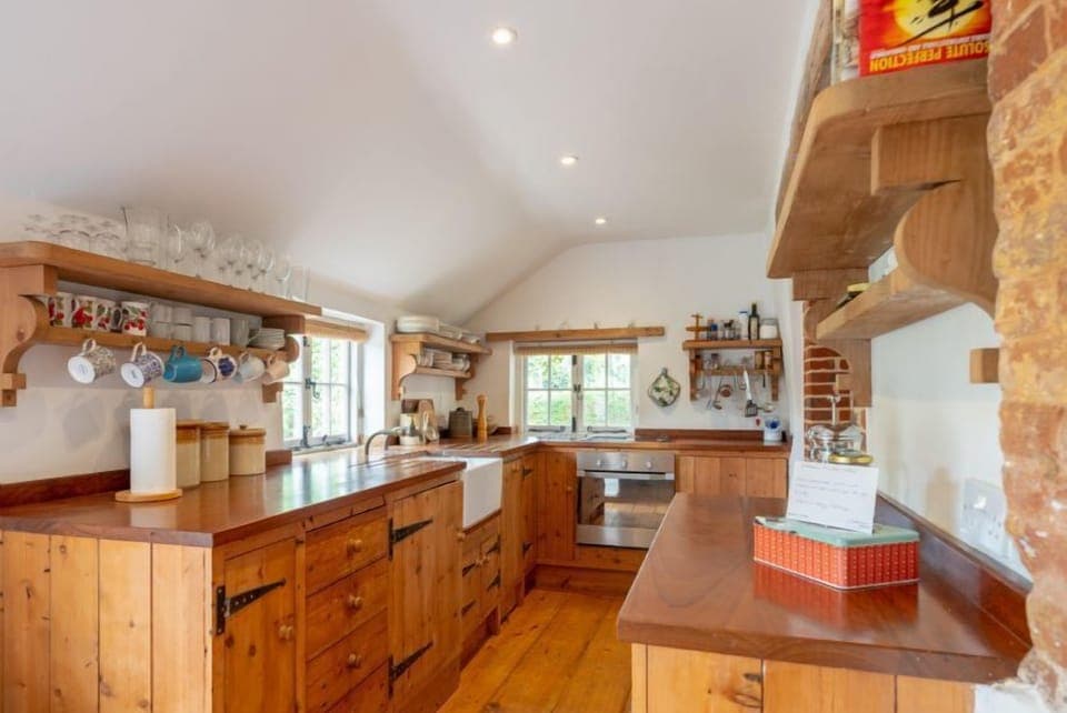 Ground floor: The kitchen is well equipped