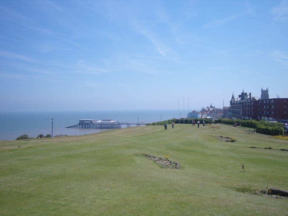 View from putting green at Cromer