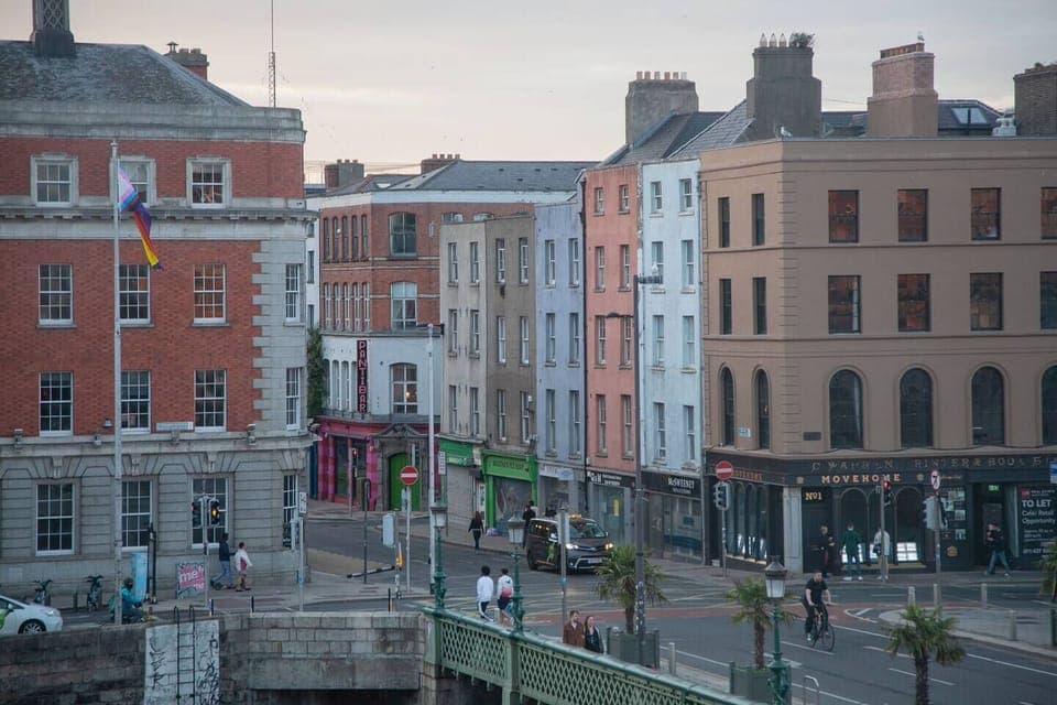 Across the bridge is Capel Street - a quieter, more "local" alternative to Temple Bar. it has some of the best bars, cafes and restaurants in Dublin.