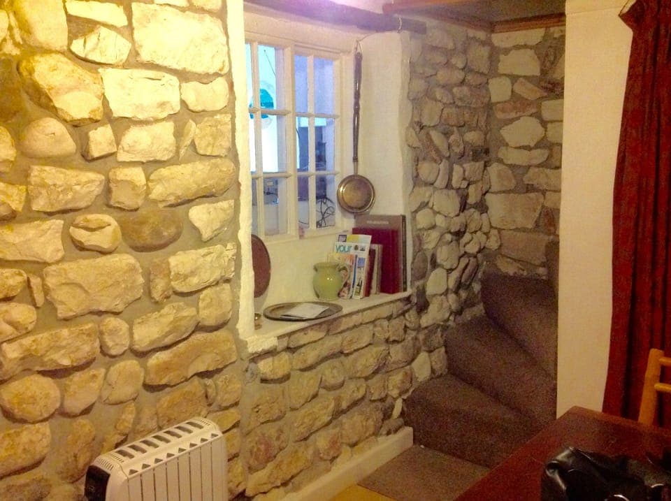 Staircase from the dining room.