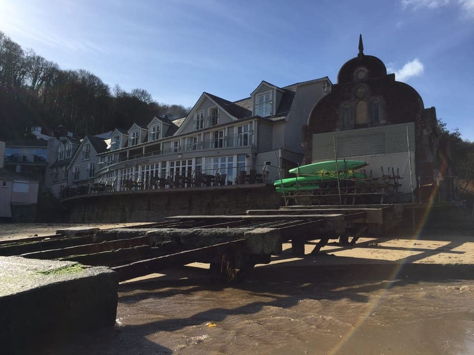 South Sands Beach - the Hotel and beach cafe