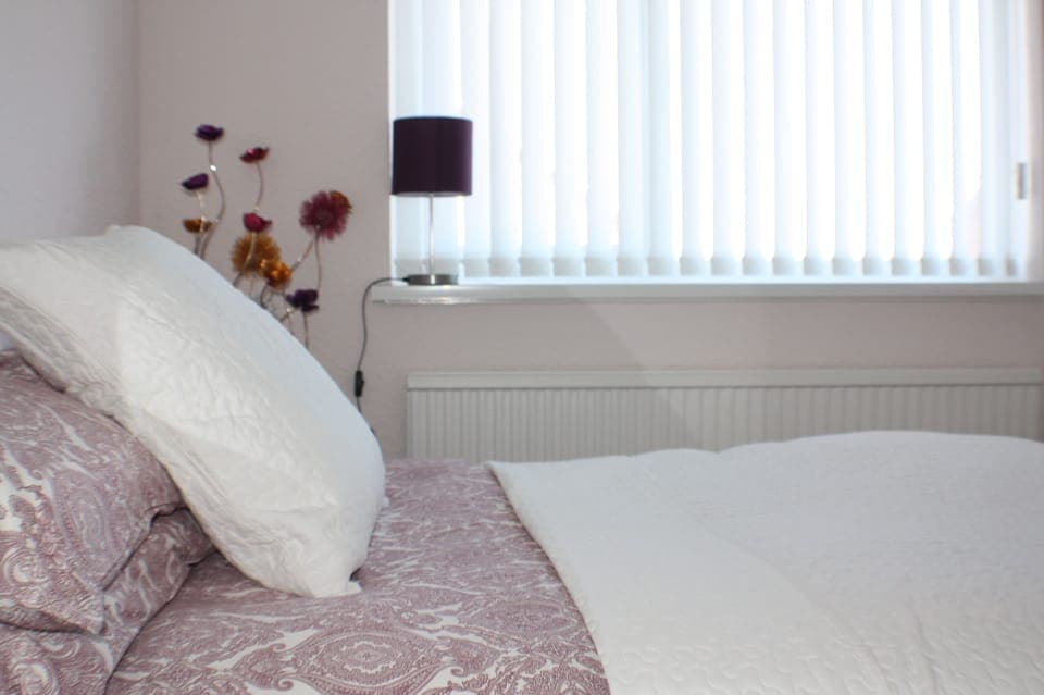 second bedroom with double bed