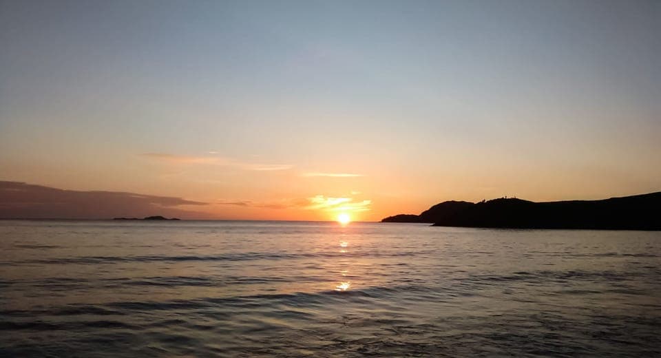 Sunset at Whitesands Bay