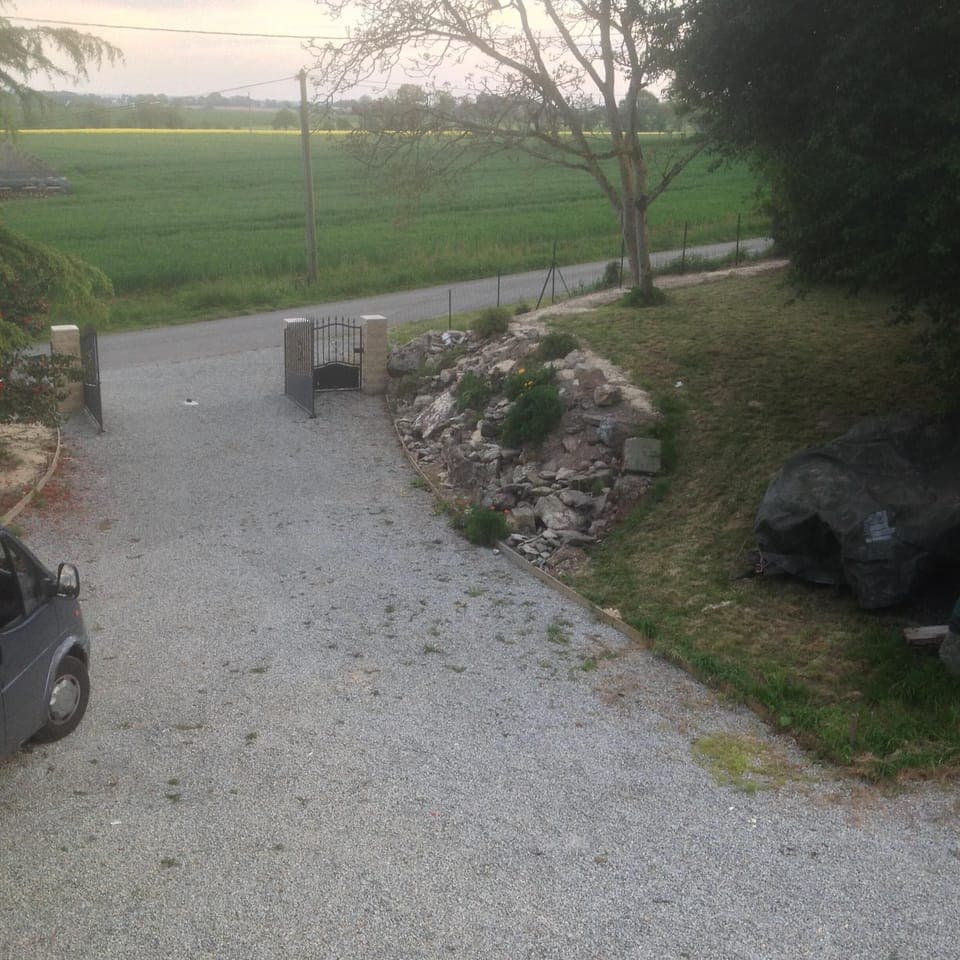 Front drive with ample parking