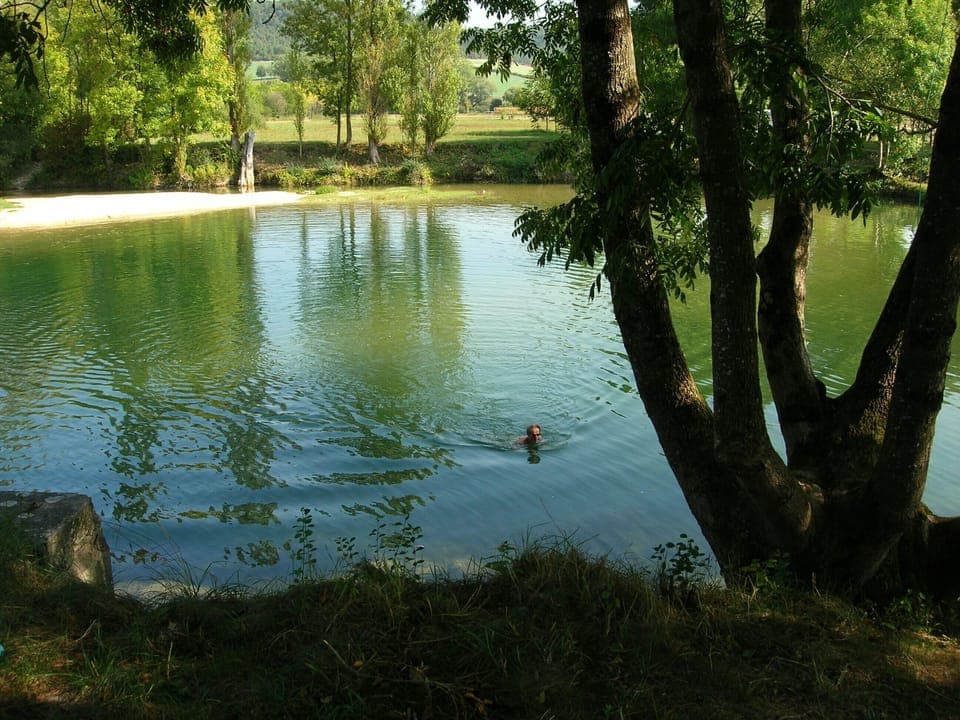 river swimming hole , great for picnics and a refreshing dip!