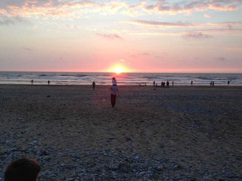 Sunset in Porthtowan.