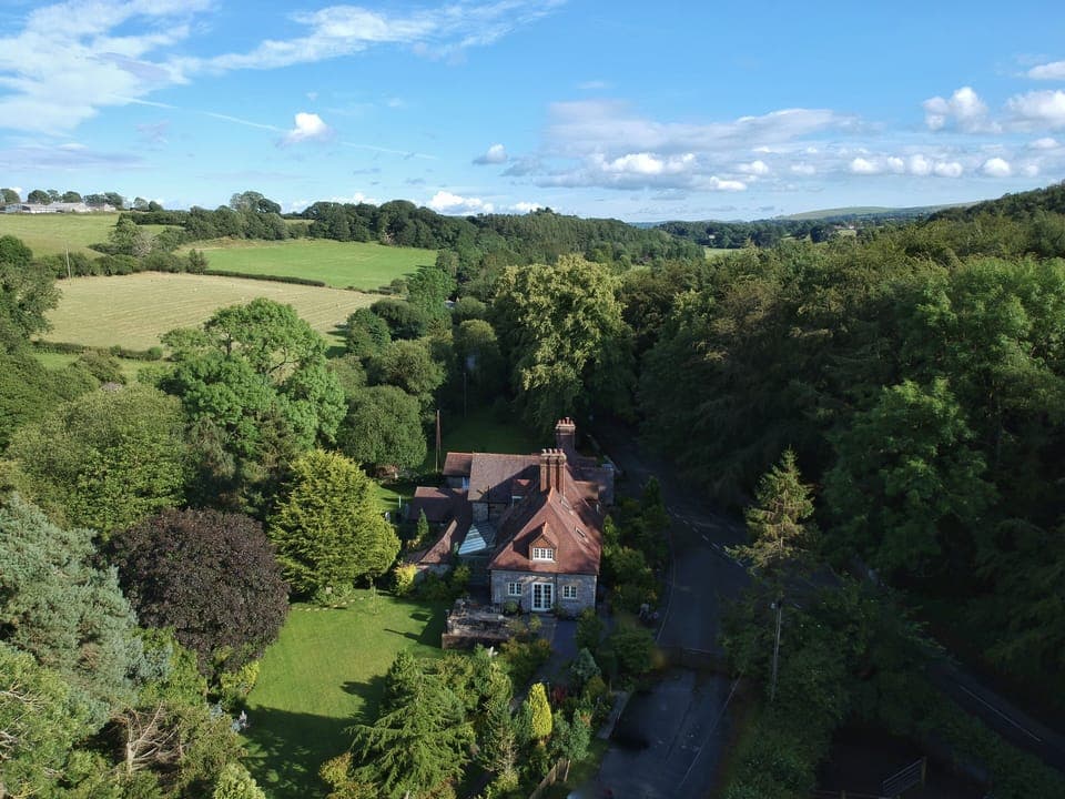 Aerial view of Station Lodge (North & South)