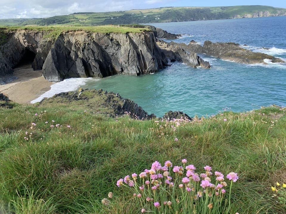 View across the local coves