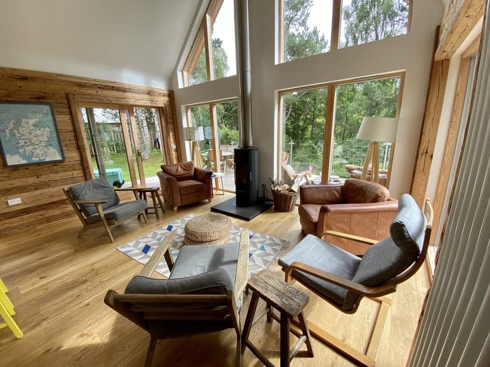 Cozy in around the fire