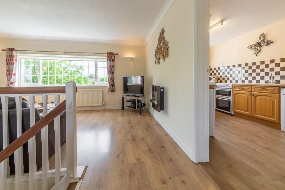 First floor: Entrance to the kitchen