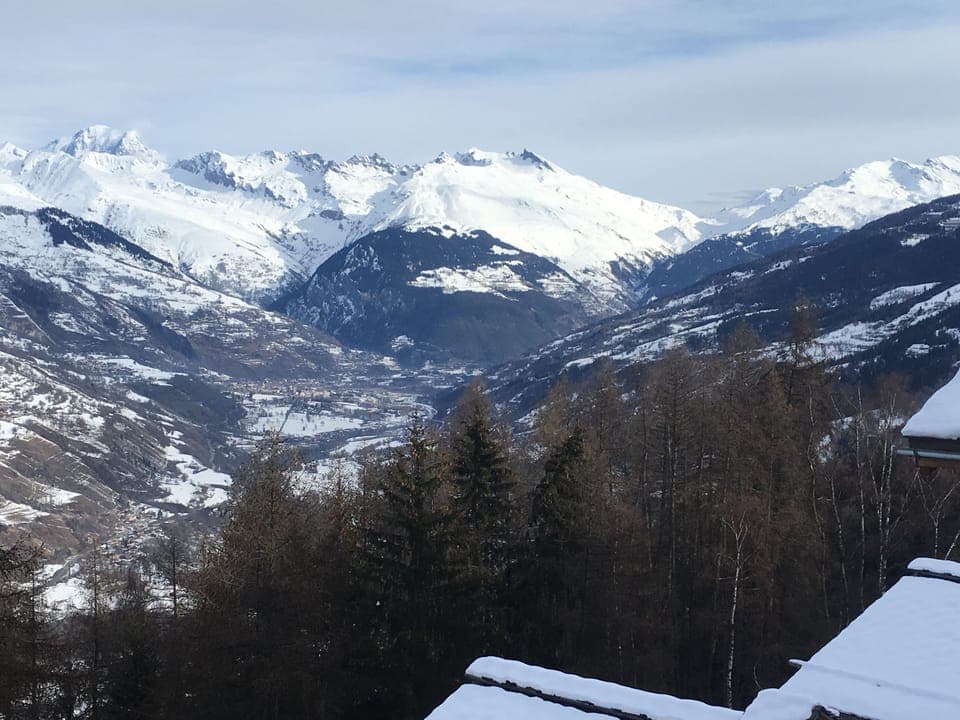 Views of Mont Blanc from the apartment. 