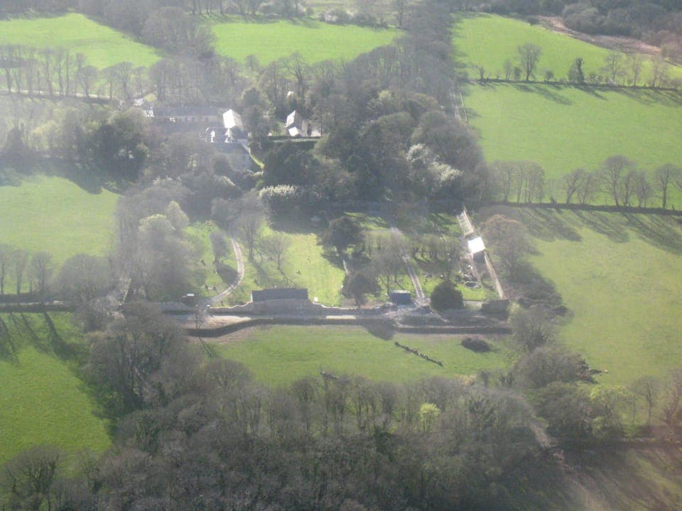 An aerial view of the Penty Parc Estate