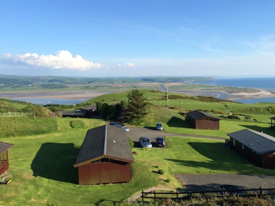 Looking down onto Chalet 12