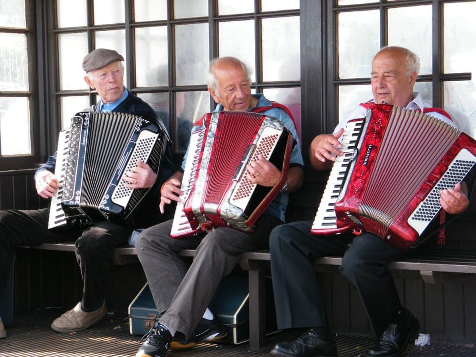 Music & Dance at Sidmouth Folk festival - one of many annual events in the area