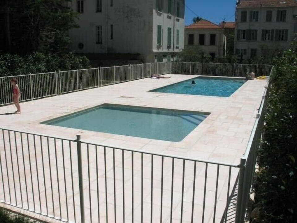 Stunning private pools. One large pool and one baby pool. 