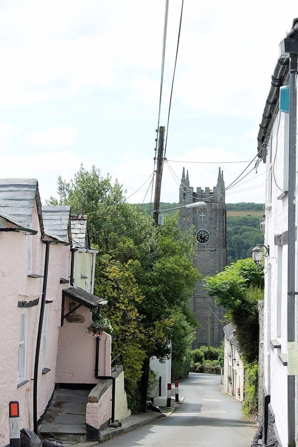 Looking down the road