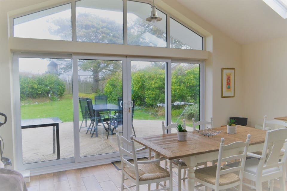 Dining area looking onto decking area