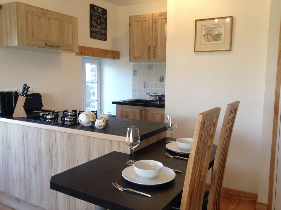 Kitchen with dining area