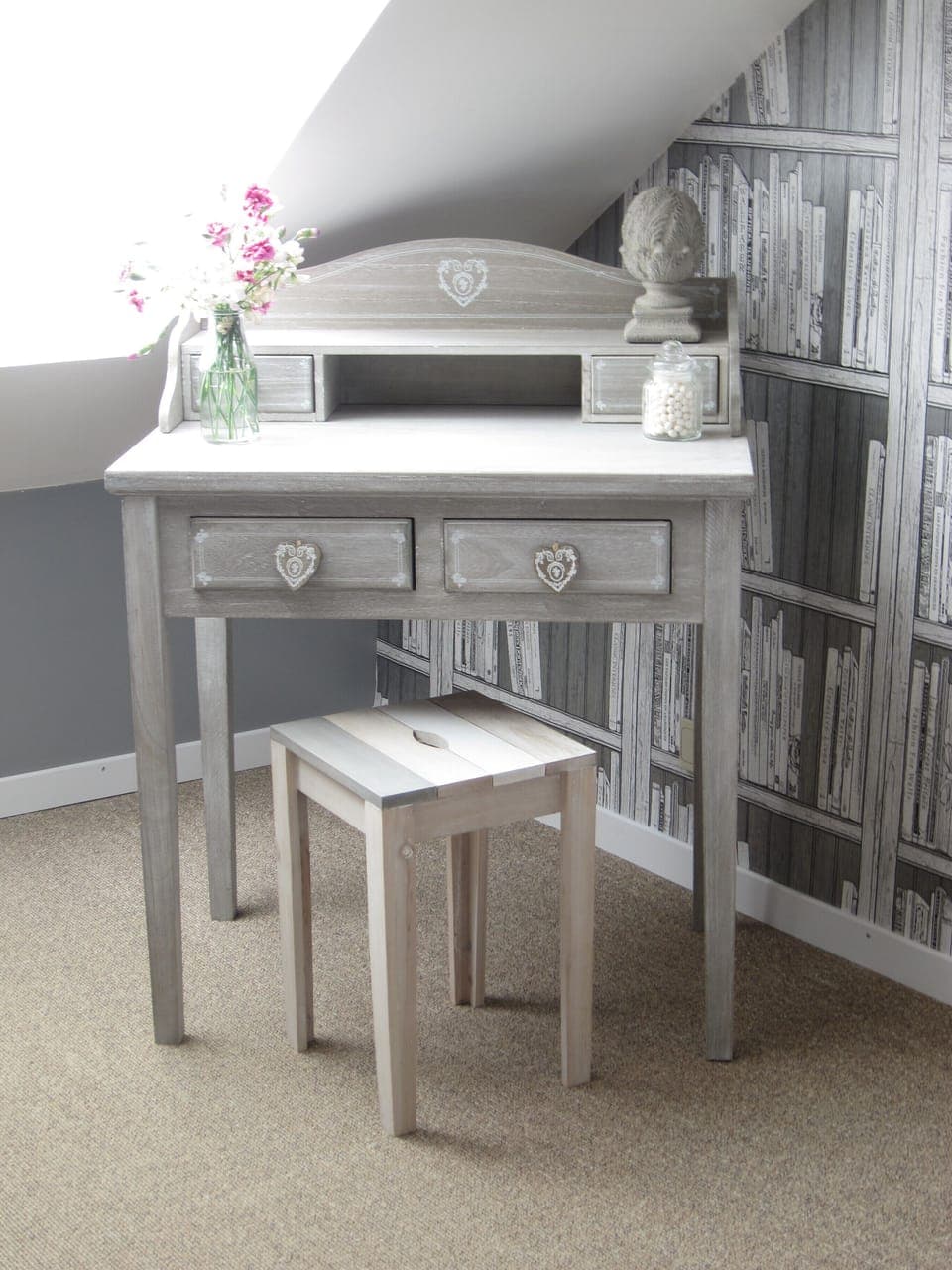 Co-ordinating bedroom furniture