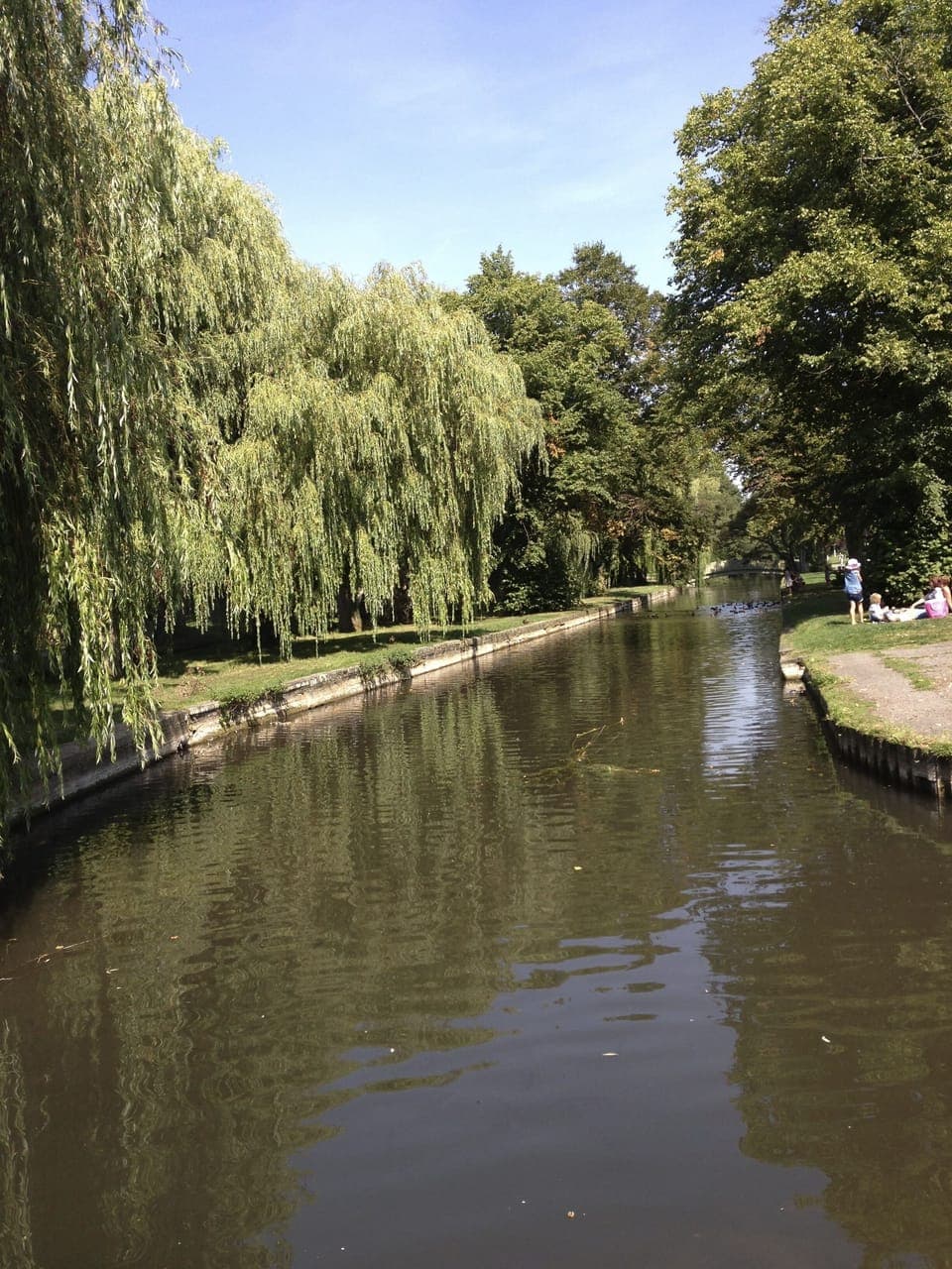 river at end of road