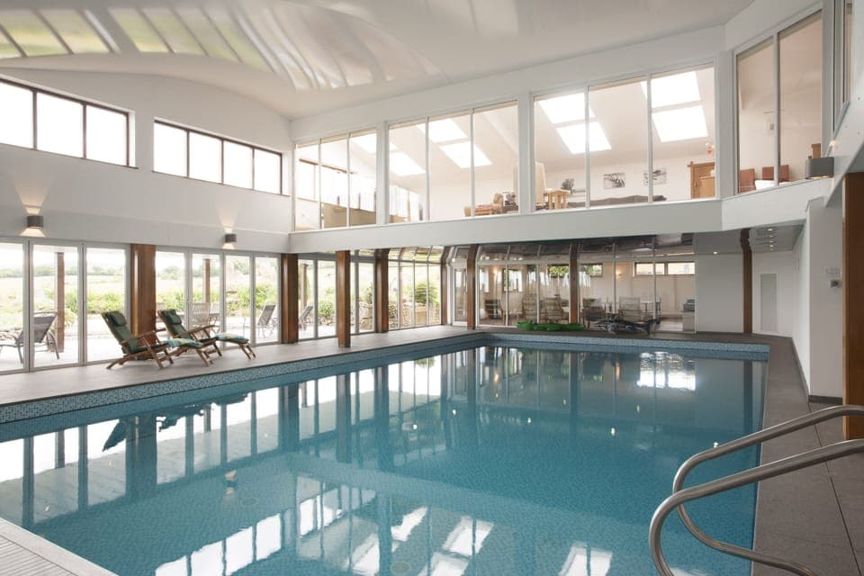 An early morning swim in this lovely pool is a great way to start the day.