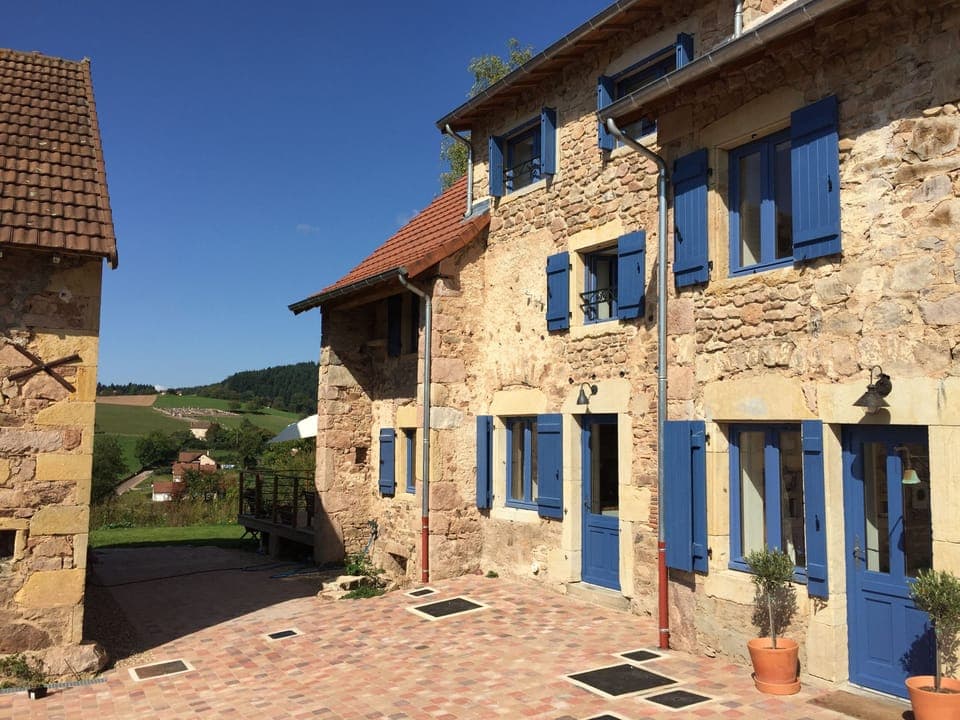 The front of the house