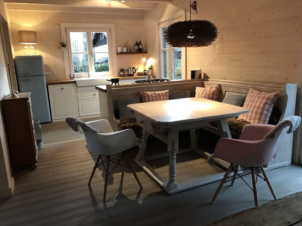 Kitchen and dining room