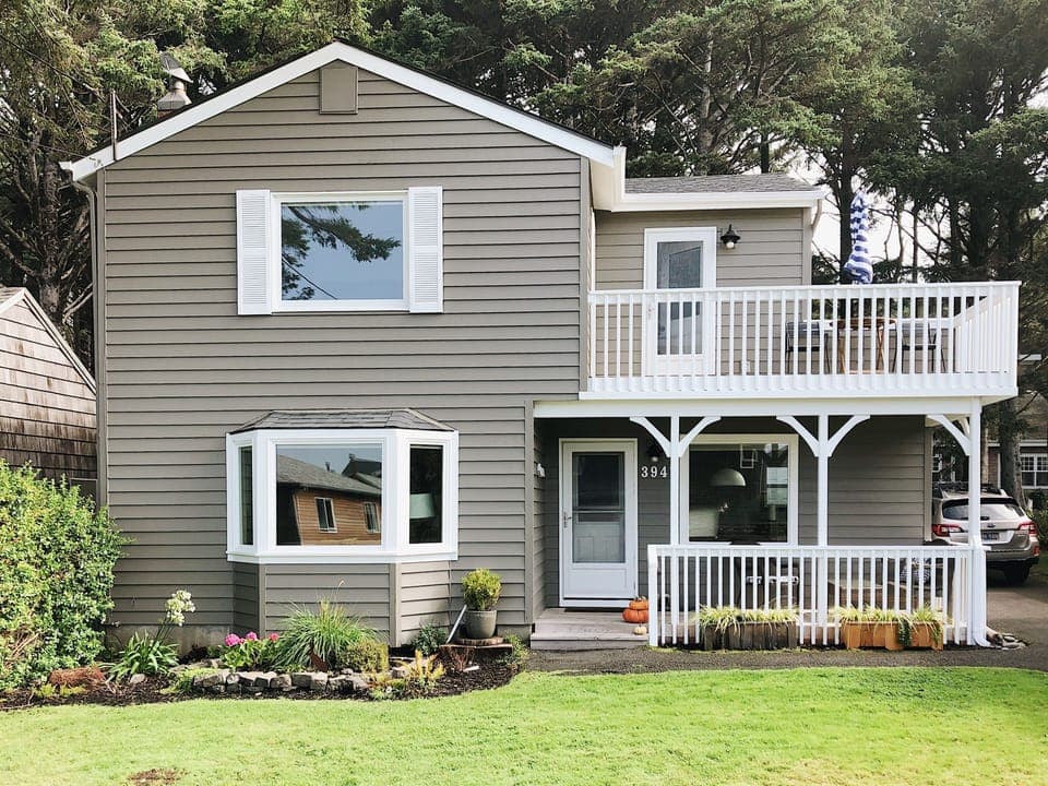 Our sunny, West facing home.