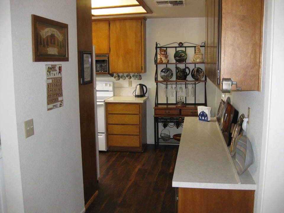 Plenty of counter space in kitchen