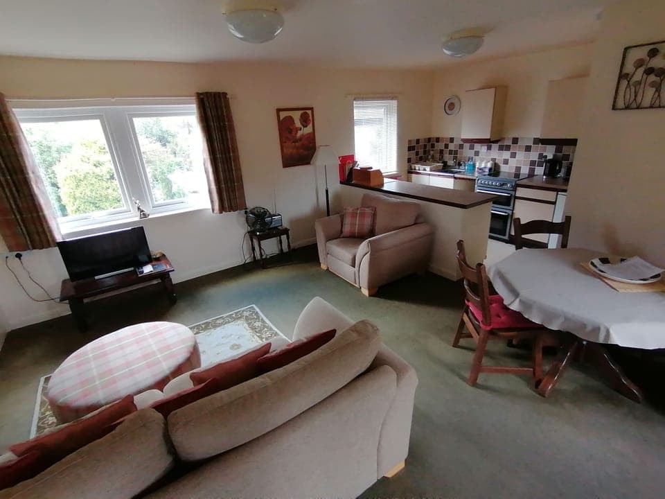 Open plan living area