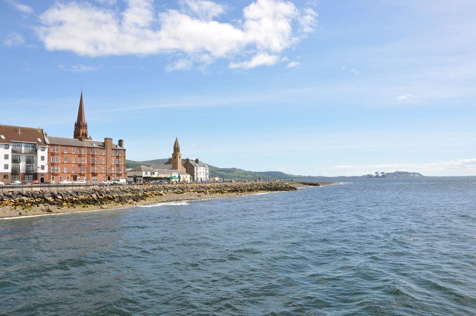 View of front of Largs