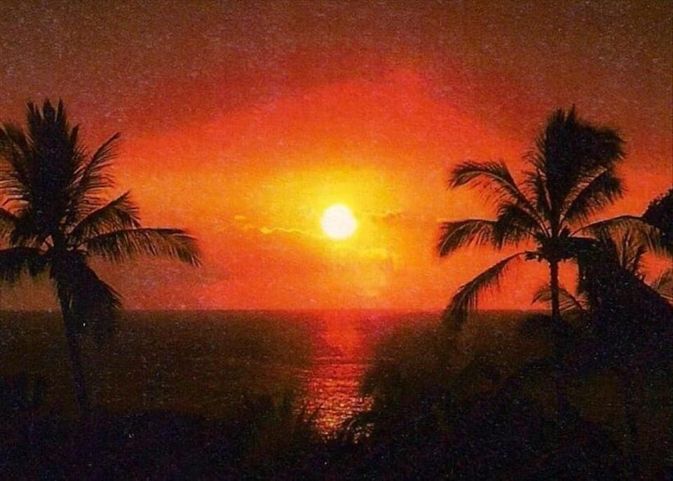 Taken at Sunset from our Lanai (patio)