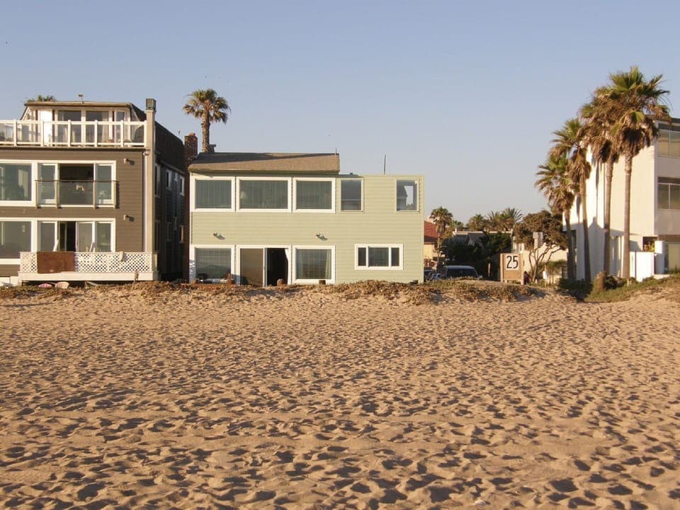 Walk out onto the sand! 