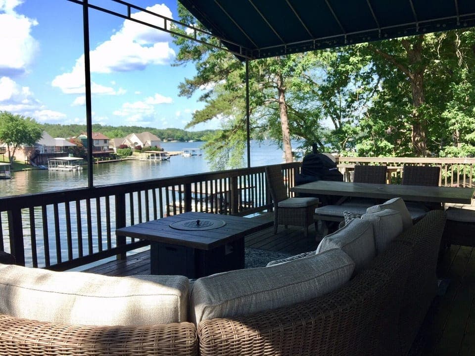 View from the deck looking Northeast