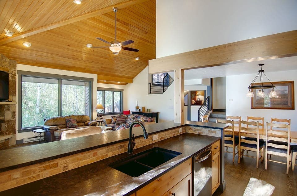 An Open Floor Plan insures you never miss a thing!