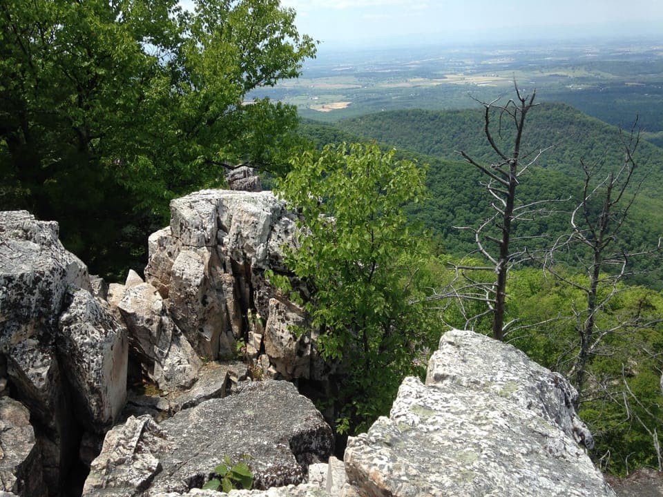 View from nearby Blue Ridge