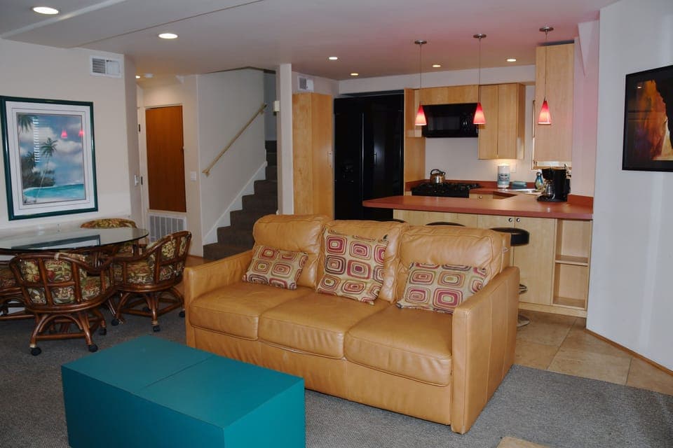 Living Room, Kitchen and Dining Room 