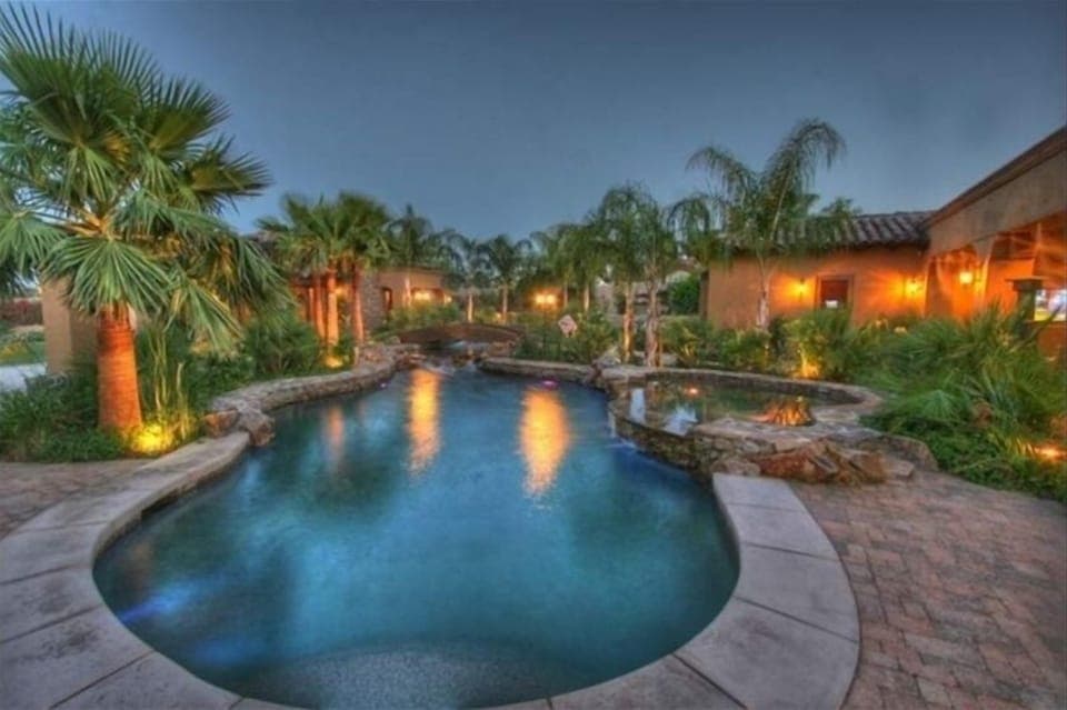YES This is your OWN PRIVATE ESTATE BACKYARD WITH 130' POOL
