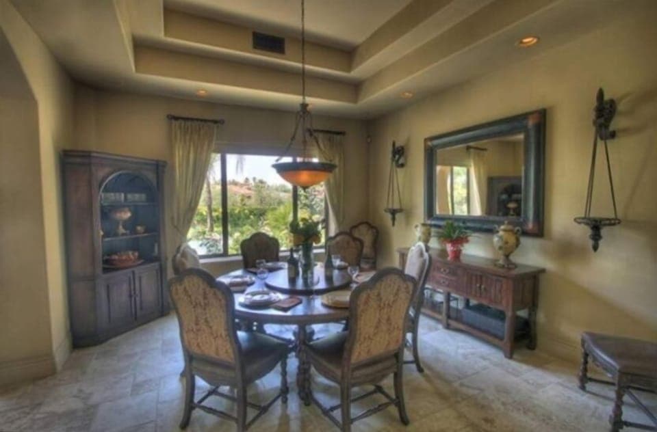 One of many Dining Tables will let your Family or Freinds Enjoy the Desert Food