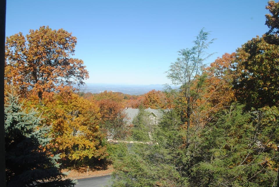 Master bedroom view to the west
